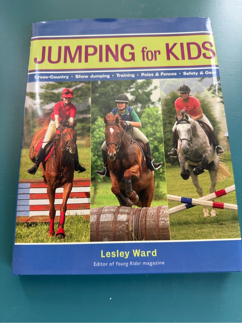 Jumping for Kids - Blue Cover by Lesley Ward
